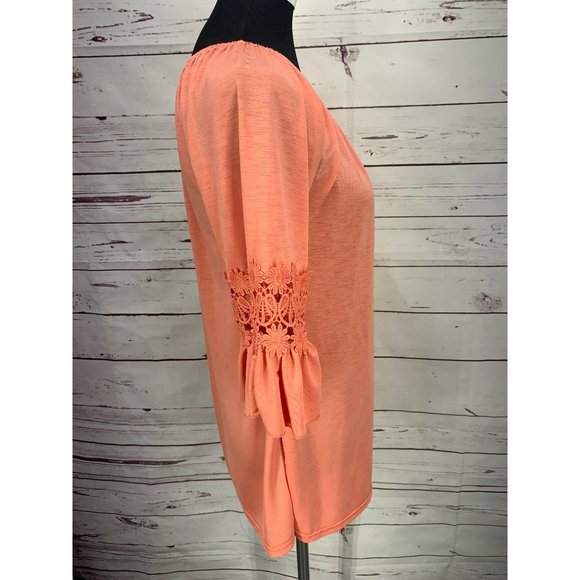 Win Win Coral Bell Sleeve Size S/M Tunic - Picture 3 of 8